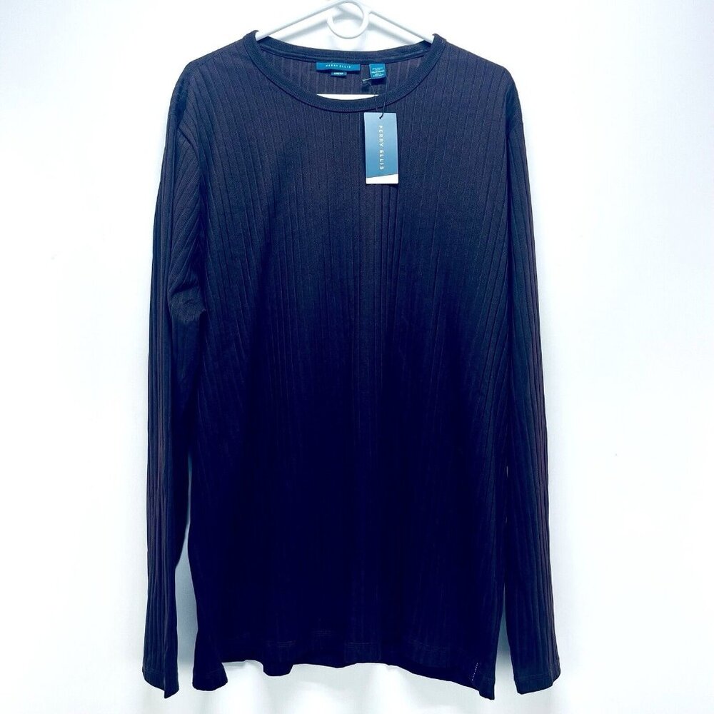 Perri Ellis Sweater Size XXL Women’s Brown Pullover Stretch Long Sleeve New